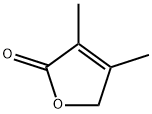 3,4-Dimethyl-2,5-dihydrofuran-2-one 结构式
