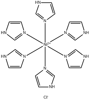 hexakis(1H-imidazole-N3)nickel(2+) dichloride 化学構造式