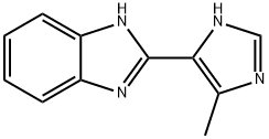 1H-Benzimidazole,2-(5-methyl-1H-imidazol-4-yl)-(9CI),157520-05-3,结构式