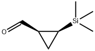 Cyclopropanecarboxaldehyde, 2-(trimethylsilyl)-, cis- (9CI) Structure