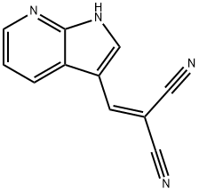 Propanedinitrile, 2-(1H-pyrrolo[2,3-b]pyridin-3-ylmethylene)- Structure