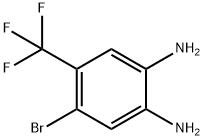 2-アミノ-4-ブロモ-5-(トリフルオロメチル)フェニルアミン 化学構造式
