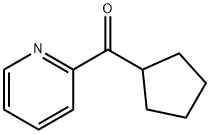 シクロペンチル2-ピリジルケトン 化学構造式