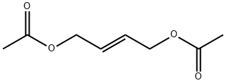 二酢酸(E)-2-ブテン-1,4-ジイル 化学構造式