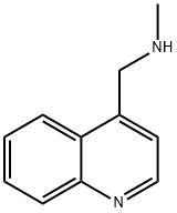 N-メチル-1-キノリン-4-イルメタンアミン 化学構造式