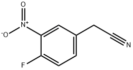 (4-FLUORO-3-NITROPHENYL)ACETONITRILE Structure