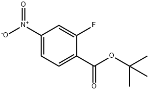 2-氟-4-硝基苯甲酸叔丁酯,157665-46-8,结构式