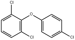 2,6-Dichlorophenyl 4-chlorophenyl ether Structure