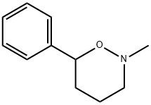 Tetrahydro-2-methyl-6-phenyl-2H-1,2-oxazine,15769-89-8,结构式