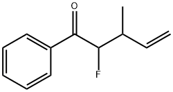 4-Penten-1-one, 2-fluoro-3-methyl-1-phenyl- (9CI) 化学構造式