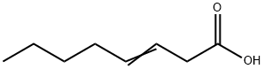 3-オクテン酸 化学構造式