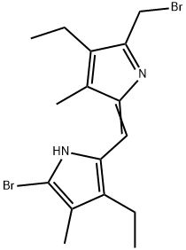 15770-14-6 2-Bromo-5-[[5-(bromomethyl)-4-ethyl-3-methyl-2H-pyrrol-2-ylidene]methyl]-4-ethyl-3-methyl-1H-pyrrole
