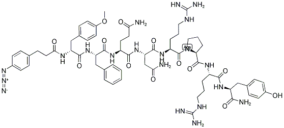(3-(4-AZIDOPHENYL)PROPIONYL1,D-TYR(ME)2,ARG6,ARG8,TYR-NH29)-VASOPRESSIN,157702-46-0,结构式
