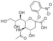 2-O-(O-NITROPHENYL)-ALPHA-D-N-ACETYLNEURAMINIC ACID Struktur