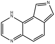 1H-Pyrrolo[3,4-f]quinoxaline  (9CI) 化学構造式