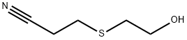 2-氰乙基-2-羟乙基硫醚 结构式