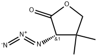 (S)-3-AZIDO-4,4-DIMETHYLDIHYDROFURAN-2(3H)-ONE 结构式