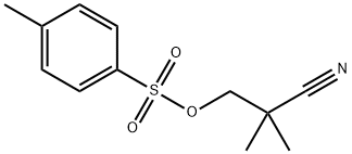 2-cyano-2-methylpropyl 4-methylbenzenesulfonate Structure