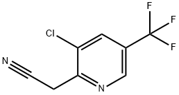 2-[3-Chloro-5-(trifluoroMethyl)-2-pyridinyl]-acetonitrile Struktur