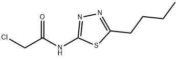 N-(5-BUTYL-[1,3,4]THIADIAZOL-2-YL)-2-CHLORO-ACETAMIDE Structure