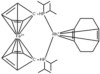 1,1'-BIS(DI-I-PROPYLPHOSPHINO)FERROCENE(1,5-CYCLOOCTADIENE)RHODIUM(I)테트라플루오로보레이트