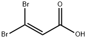 3,3-ジブロモアクリル酸 化学構造式