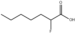 2-Fluoroheptanoicacid Struktur