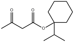 Acetoacetic acid 1-isopropylcyclohexyl ester,15780-57-1,结构式