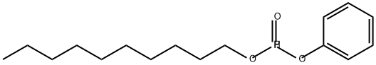 Phosphonic acid decyl=phenyl ester Struktur