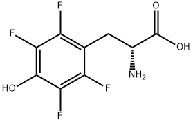 2,3,5,6-テトラフルオロ-D-チロシン 化学構造式
