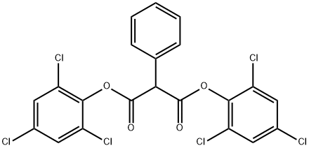 DI(2,4,6-TRICHLOROPHENYL) 2-PHENYLMALONATE, TECH Structure