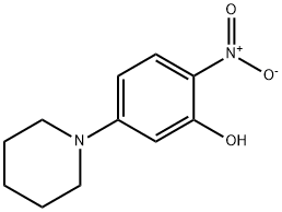 2-硝基-5-哌啶基苯酚,157831-75-9,结构式