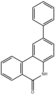 2-phenylphenanthridinone 化学構造式