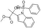 METHYL A-HYDROXY-A-METHYL-1-(PHENYLSULFONYL)INDOLE-2-ACETATE|