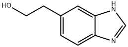 1H-Benzimidazole-5-ethanol(9CI) 结构式