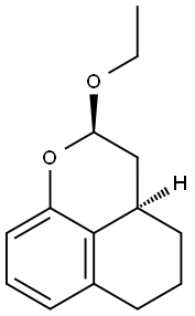 Naphtho[1,8-bc]pyran, 2-ethoxy-2,3,3a,4,5,6-hexahydro-, trans- (9CI) Struktur