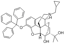 3-O-TRITYL-6-O-DESMETHYL-DIPRENORPHINE 结构式