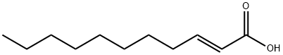 反-2-十一烯酸,15790-94-0,结构式