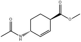 2-Cyclohexene-1-carboxylicacid,4-(acetylamino)-,methylester,trans-(9CI),157930-18-2,结构式