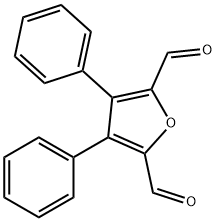 2,5-Furandicarboxaldehyde,  3,4-diphenyl-,157948-50-0,结构式