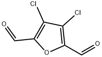 2,5-Furandicarboxaldehyde,  3,4-dichloro-,157948-52-2,结构式