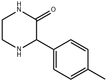 3-(4-甲基苯基)哌嗪-2-酮 结构式