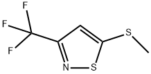 5-Methylsulfanyl-3-trifluoromethyl-isothiazole Structure