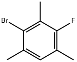 2-溴-4-氟-1,3,5-三甲基苯 结构式