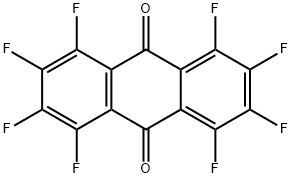 Octafluoro-9,10-anthraquinone Structure