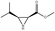 2-Aziridinecarboxylicacid,3-(1-methylethyl)-,methylester,(2S,3S)-(9CI) 化学構造式