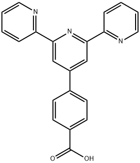4'-(4-羧基苯基)-2,2':6',2''-三联吡啶,158014-74-5,结构式