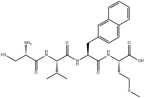 H-CYS-VAL-2-NAL-MET-OH 结构式