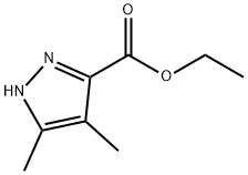4,5-二甲基-1H-吡唑-3-甲酸乙酯, 15803-27-7, 结构式