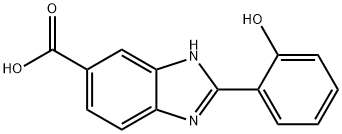 2-(2-HYDROXY-PHENYL)-3H-BENZOIMIDAZOLE-5-CARBOXYLIC ACID Structure